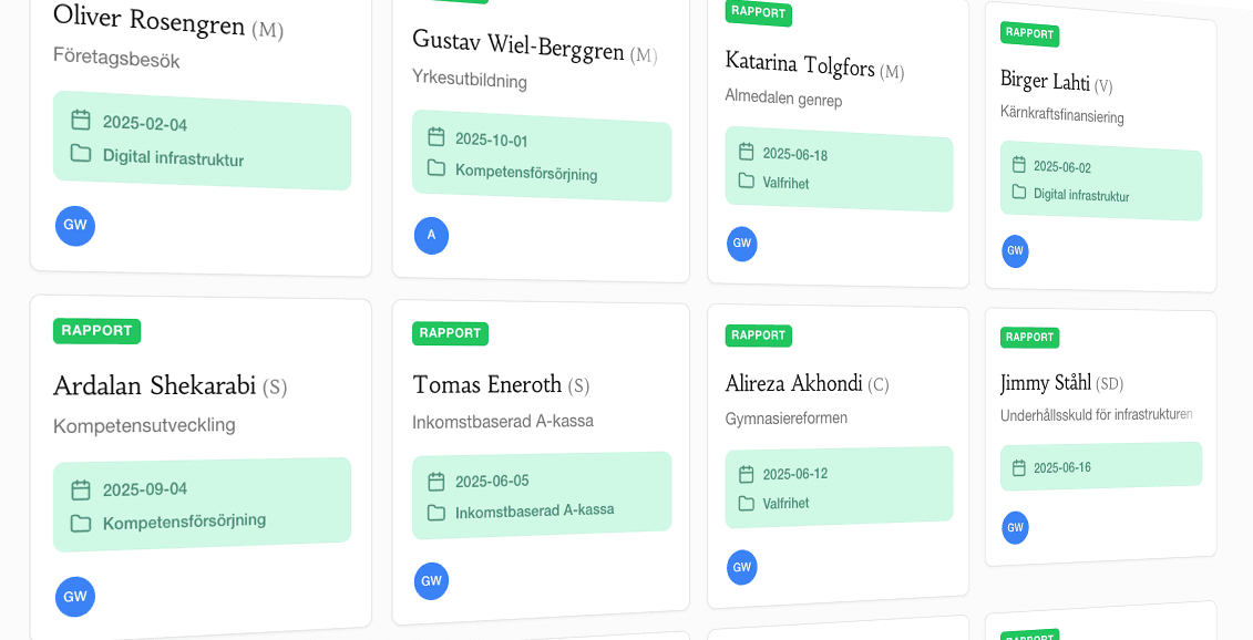 Export till lobbyregister