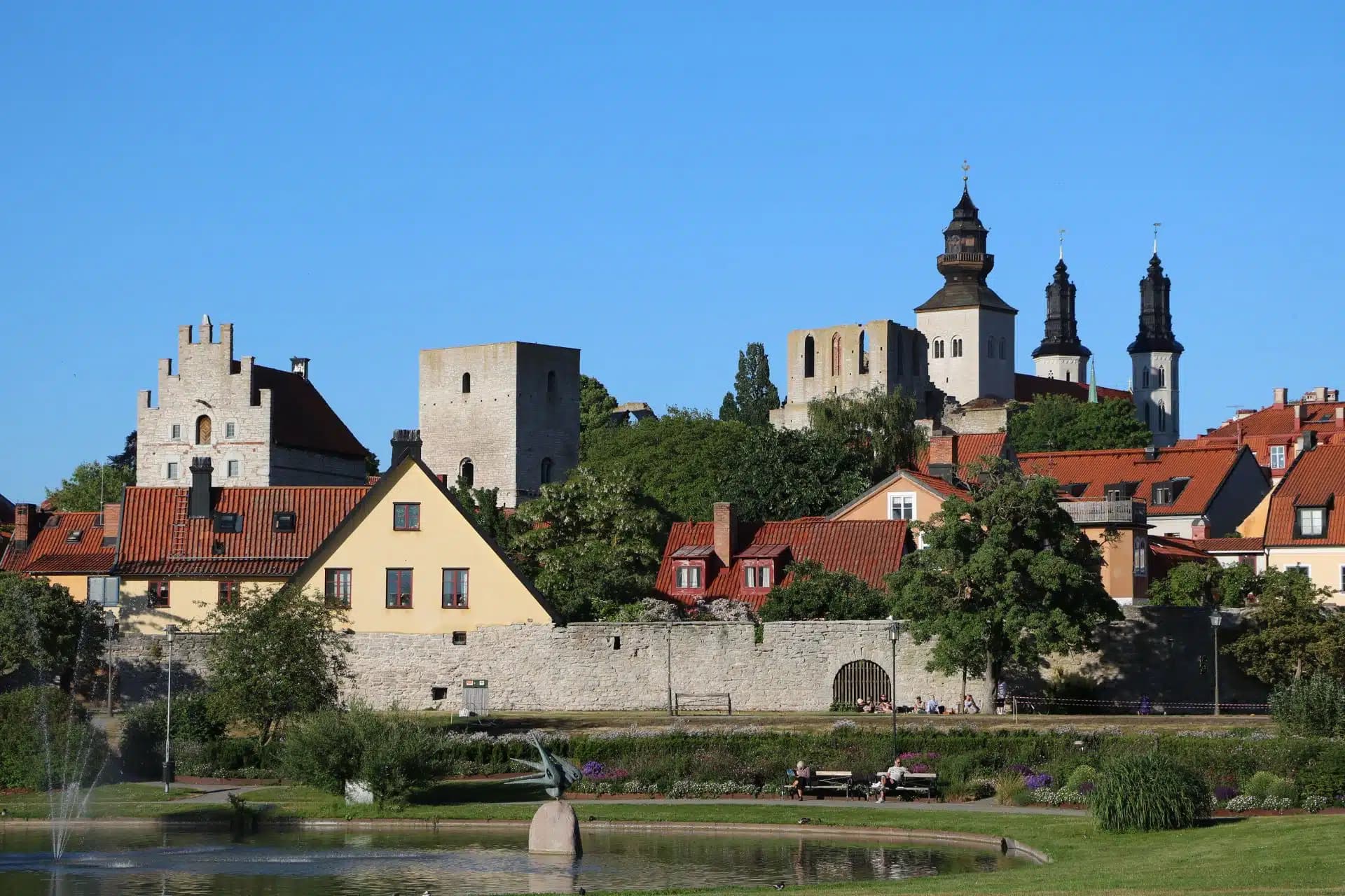Almedalen i Visby